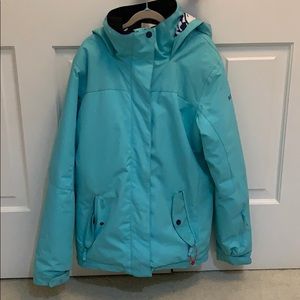 turquoise Roxy ski jacket